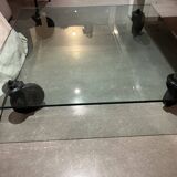 GAE AULENTI GLASS COFFEE TABLE - FONTANA ARTE