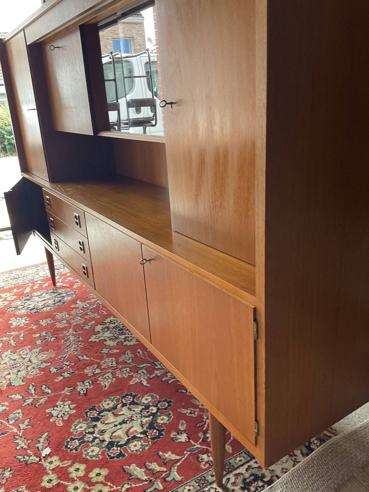Buffet Enfilade Scandinavian bright bar from the 60s