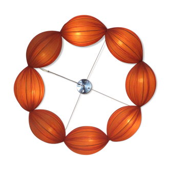 Orange ceiling lamp