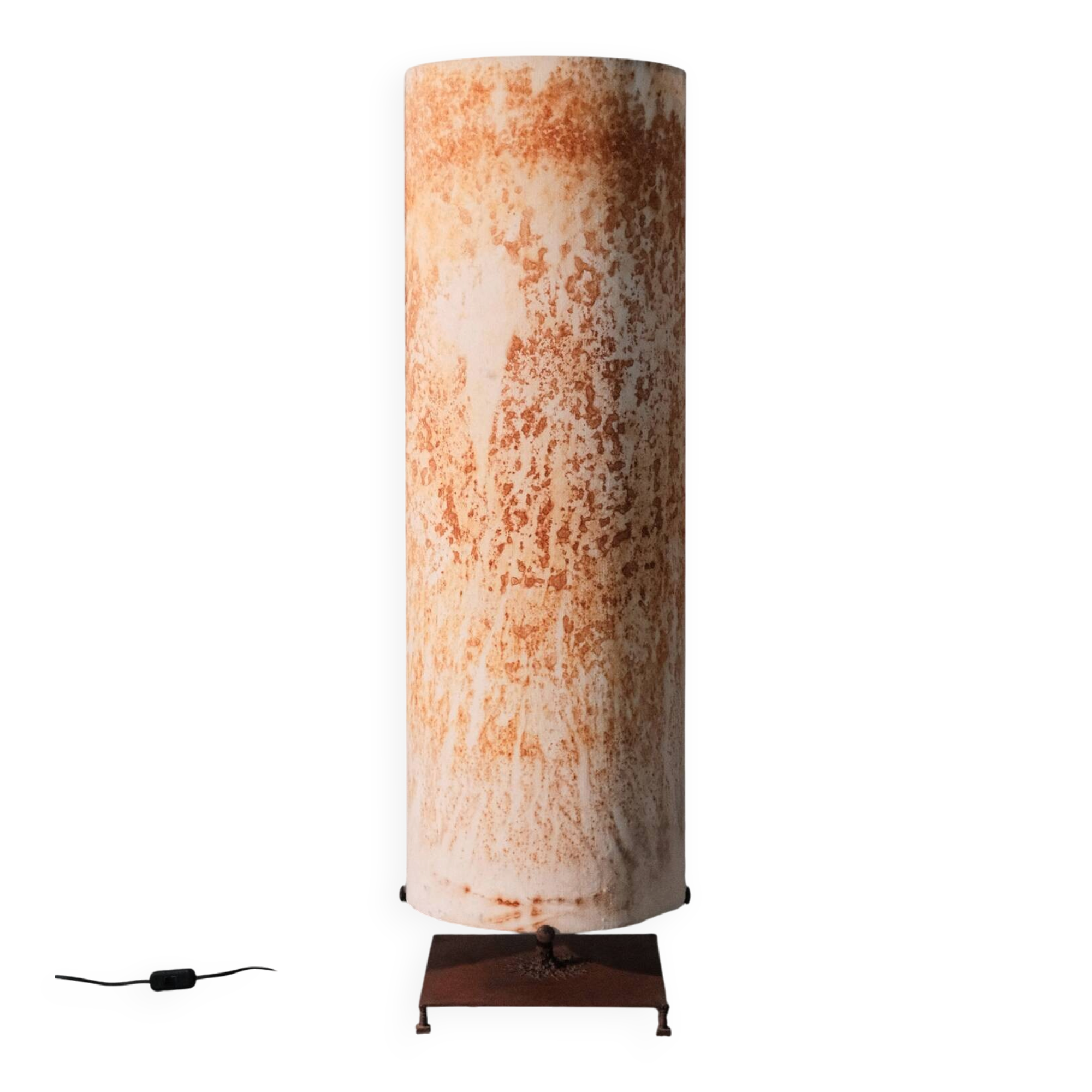 Lampadaire avec des tons rouillés (L)