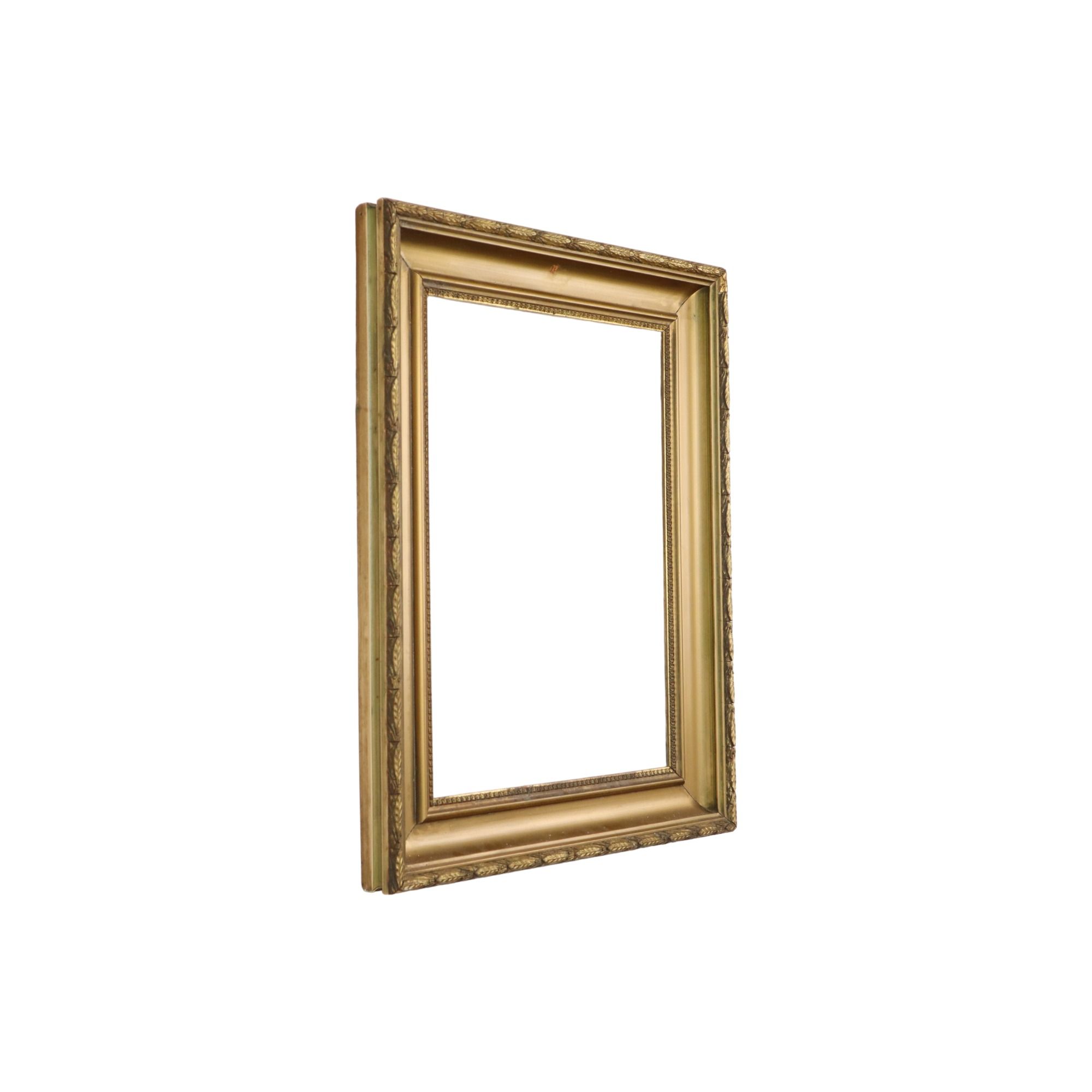 Vintage gold wooden frame classic baroque style painting frame 53x42cm