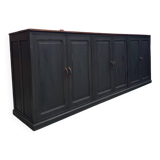 Large patinated workshop furniture