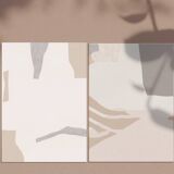 Set of 3 - Sepia