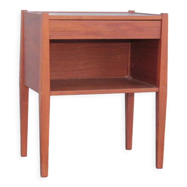 Table de chevet teck Poul Hundevad