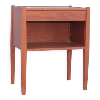 Danish design teak bedside table Poul Hundevad