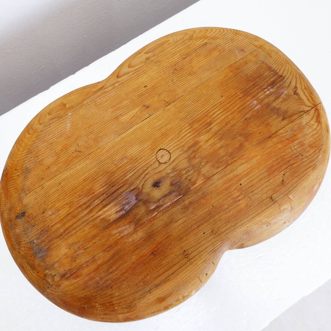 Grande coupe à fruits / centre de table en bois sculpté - 20ème
