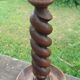 Art Deco twisted wood lamp. FREE DELIVERY