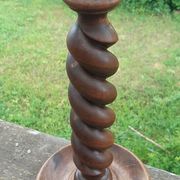 Art Deco twisted wood lamp. FREE DELIVERY