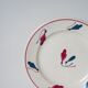 Set of 6 flat plates Givors model Perce-Neige 1950