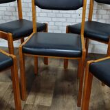 Set of 5 vintage chairs 1970