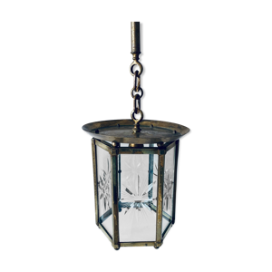 lustre ancien hexagonale
