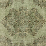 Anatolian handmade vintage rug 302 cm x 199 cm