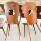 Lot de 6 chaises bistrot , modèle Gentiane , Baumann , 1960'
