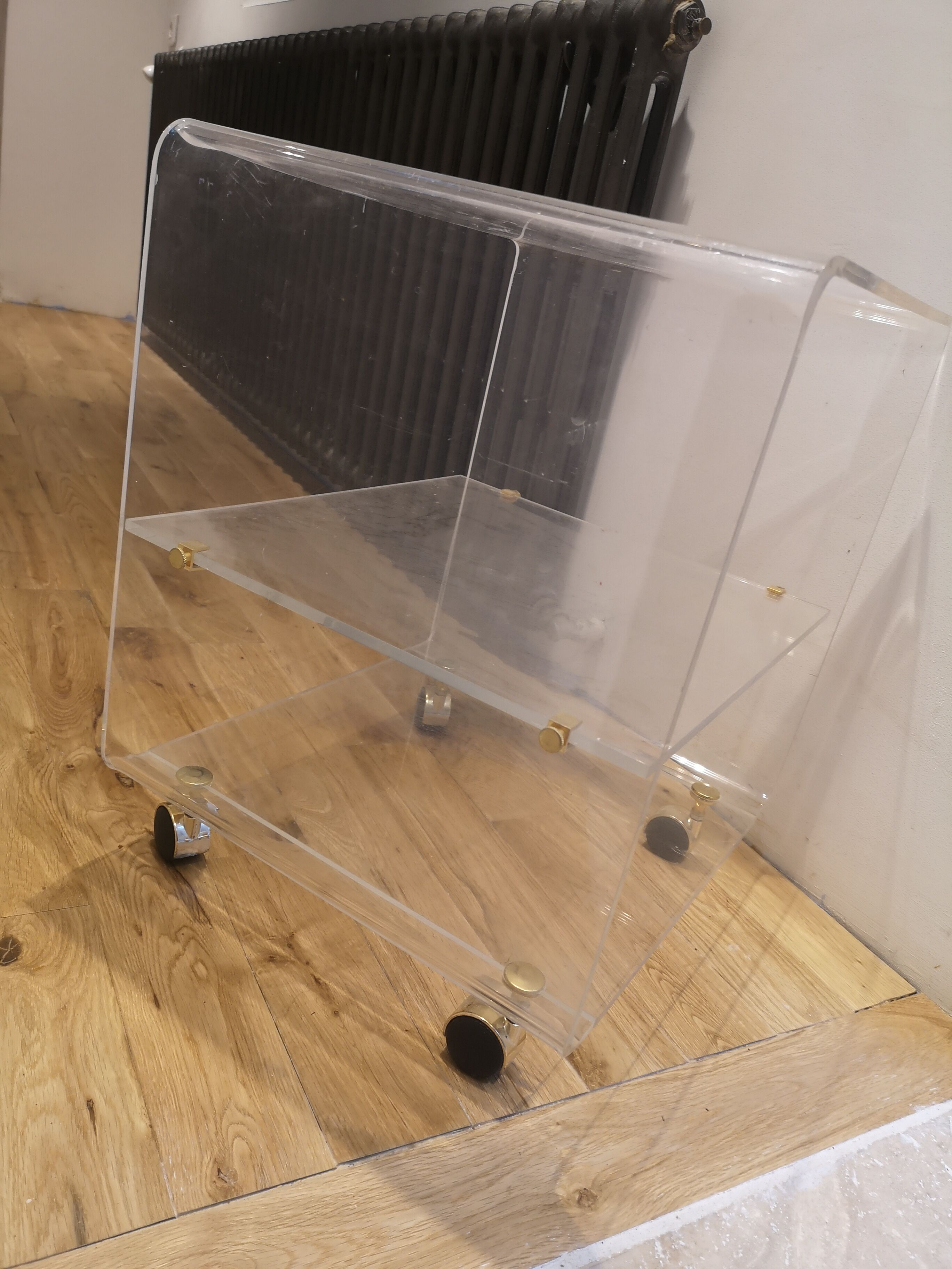 Bedside table or platinum door and vinyls