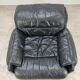 Fauteuil convertible cuir de Dreipunkt, années 70