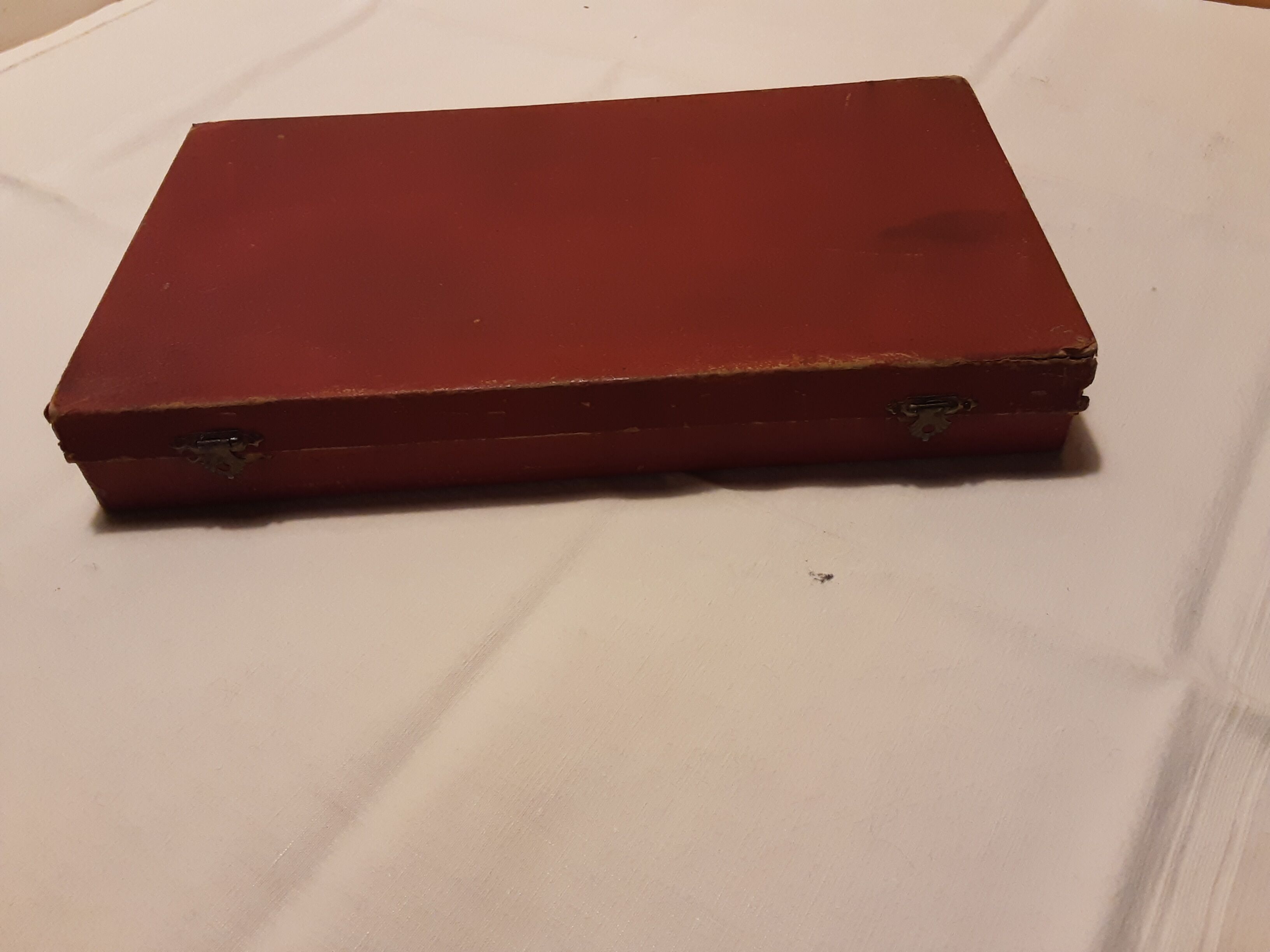 Hatch of 12 knives handle in horn and stainless steel blade