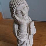 Mineral religious statuette