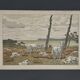 Lithograph by Henri Rivière Aspects of Nature - The Bay