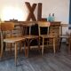 Series of 4 Bistro chairs dismatched Baumann and Fischel