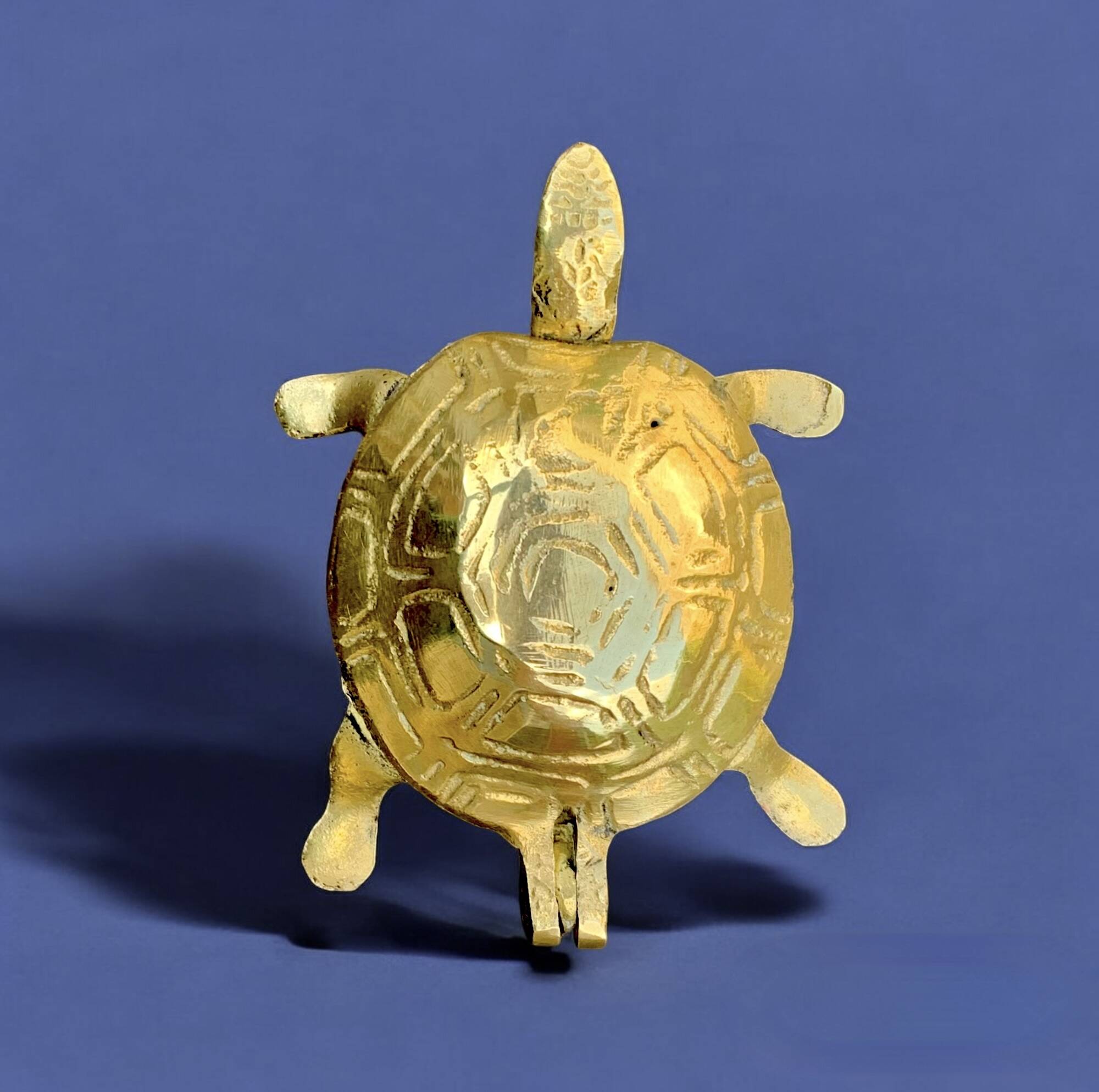 Brass "turtle" ashtray