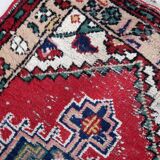 Tapis Vintage Hamadan en Laine (65cm x 89cm), Années 1970