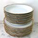 Plate service for 8 in Sologne porcelain