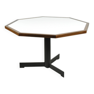 Modern vintage wengé dining table by OV Rotterdam, 1970s