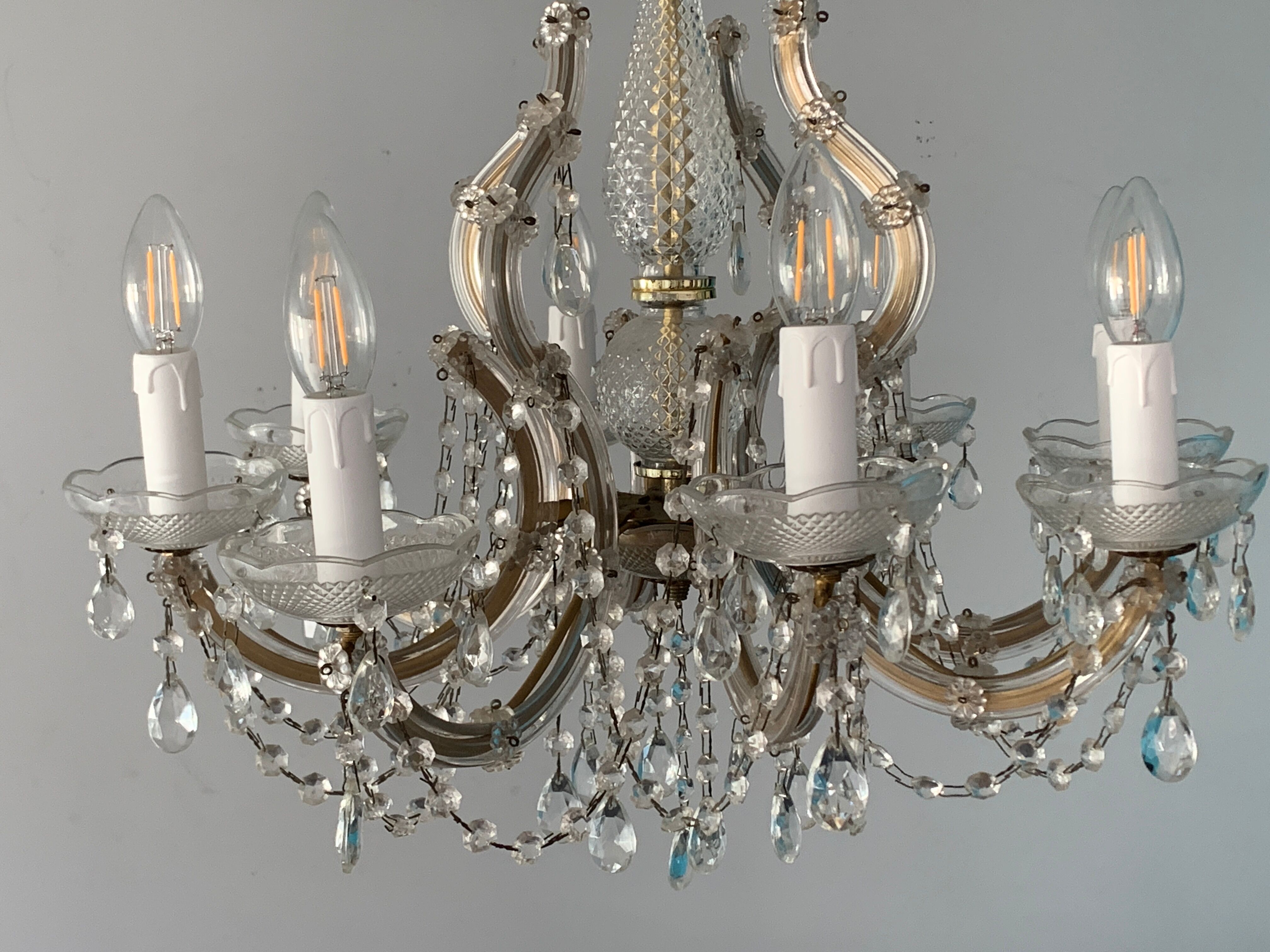 Lustre Marie Thérèse, 8 pampille fires, 1970