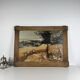 Grand Tableau Peinture Chromolithographie Renaissance Bruegel l'ancien XVIe