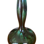 Art Nouveau 1900 ceramic soliflore vase, Clément MASSIER, Golfe-Juan (AM)