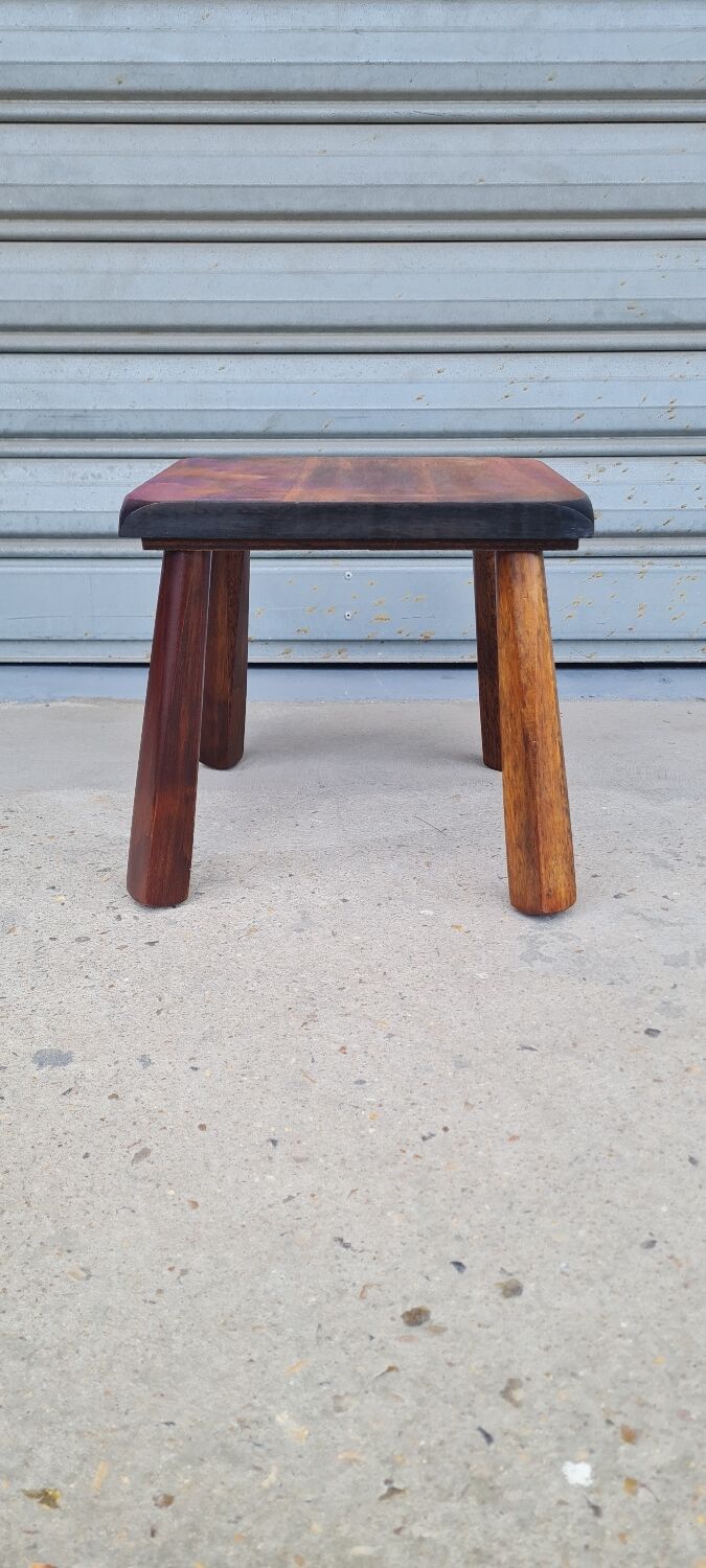 Elm milking stool