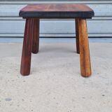 Elm milking stool