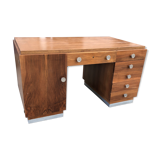 Office art deco 1930 in walnut