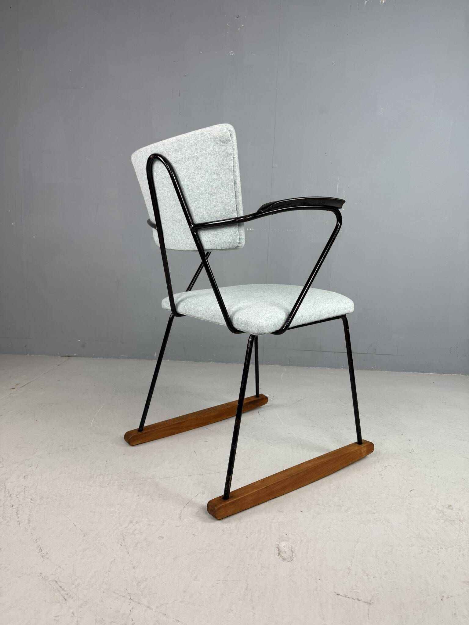 Rare Kembo rocking chair by WH Gispen, 1950s Netherlands