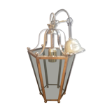 Glass and brass ceiling