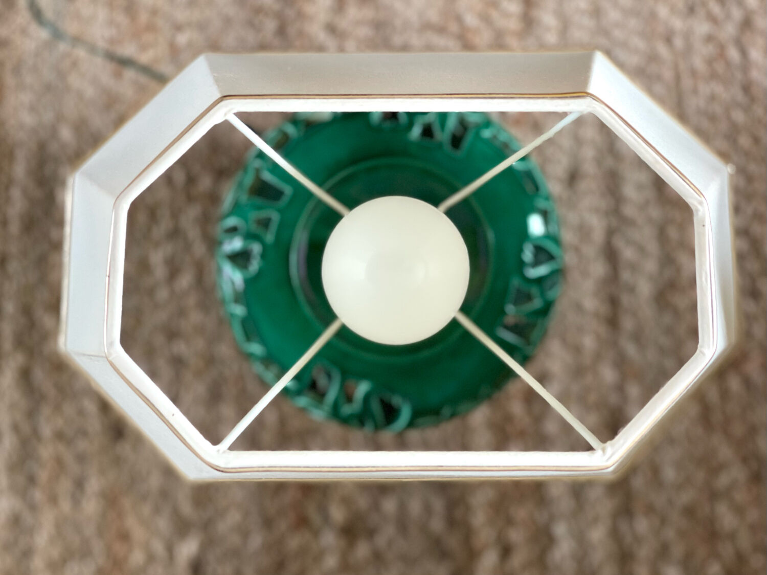 Antique ceramic lamp