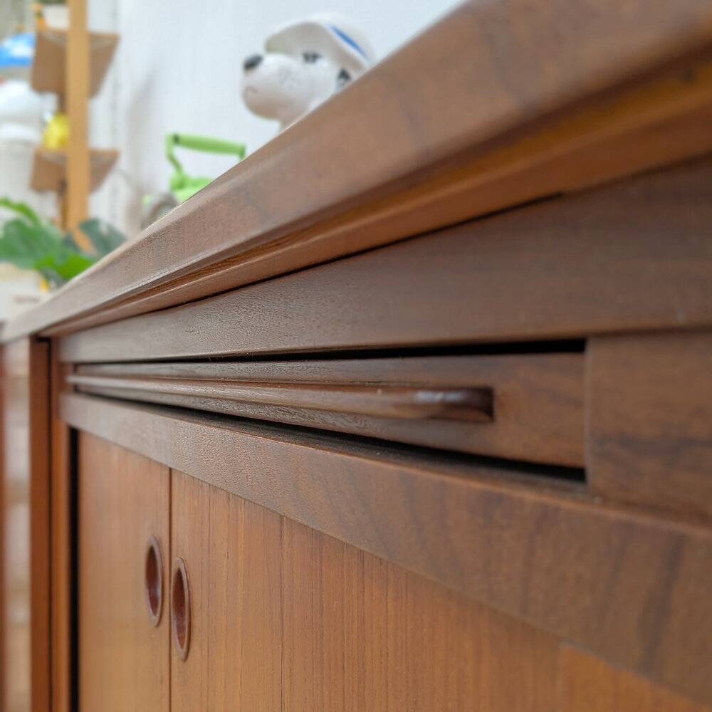 Vintage teak enfilade from the 1960s.