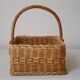 Wooden bottom basket