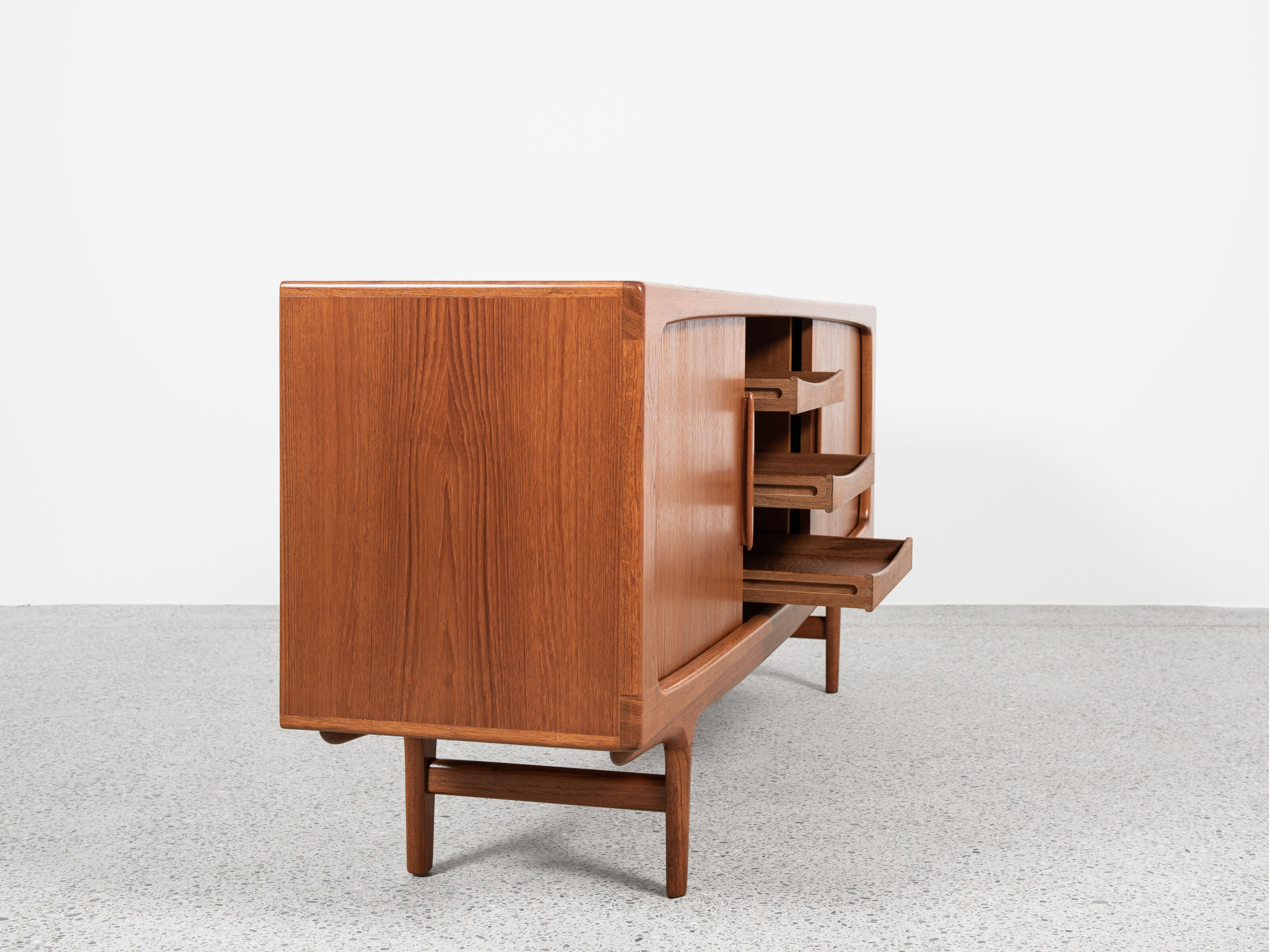 Midcentury Danish sideboard in teak by Johannes Andersen for Silkeborg