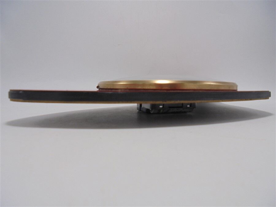 Vintage clock in red formica