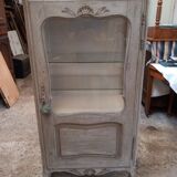 Small neo-rustic library display case