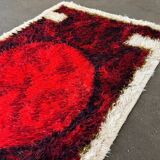 60s 70s rug carpet by Hojer Eksport Denmark