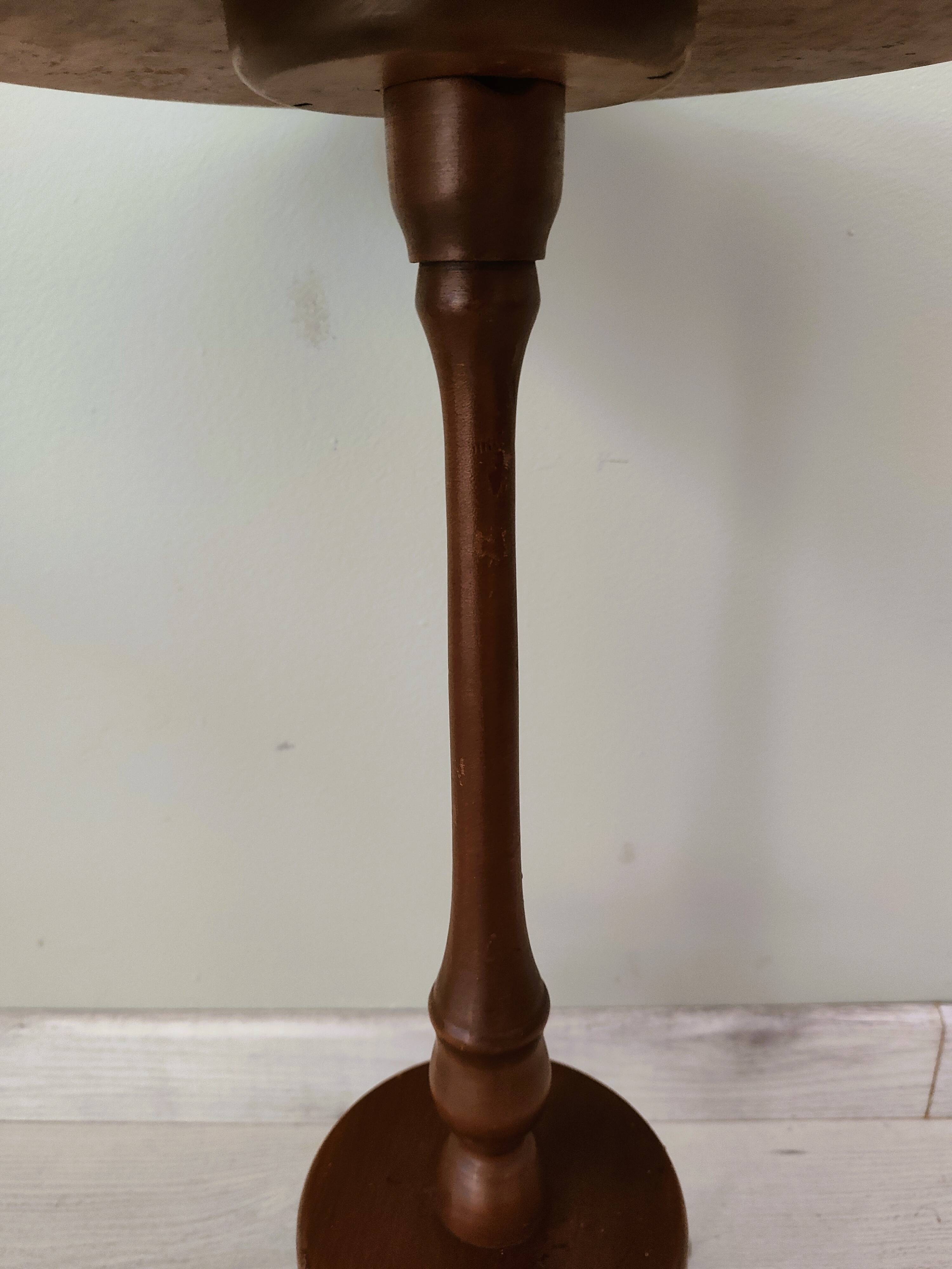 Small antique wooden side table.