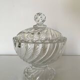 Baccarat crystal candy box, Bamboo model