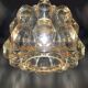 Amber Bubble Glass Pendant Lamp by Helena Tynell for Glashütte Limburg