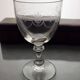 6 mismatched old wine/water glasses from the early 20th century.