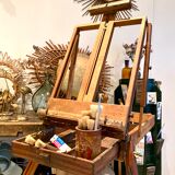 Old collapsible wooden painter's easel