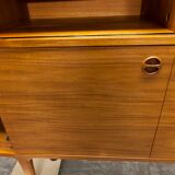 Scandinavian high enfilade 1960 solid teak
