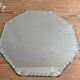 Vintage octagonal beveled mirrors