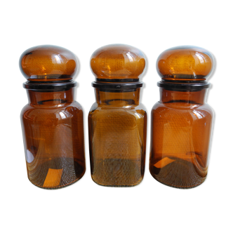 Lot 3 pots apothecary style